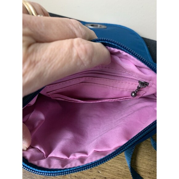 Baggallini Crossbody Small Shoulder Handbag Purse Turquoise Adjust - Picture 5 of 10